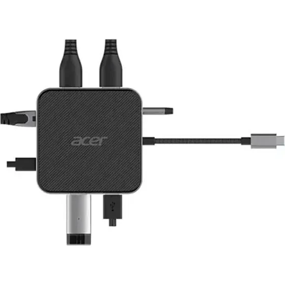 Acer 7-in-1 USB-C Dockingstation med HDMI, DP og 10Mb LAN