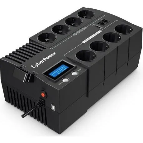 CyberPower BR1200ELCD 1,2 kVA/720 W UPS med 8 Schuko-udtag