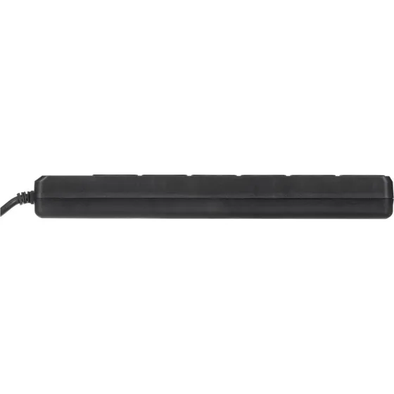 CyberPower Tracer III 6-schuko, 1,8 m, sort med overspændingsbeskyttelse