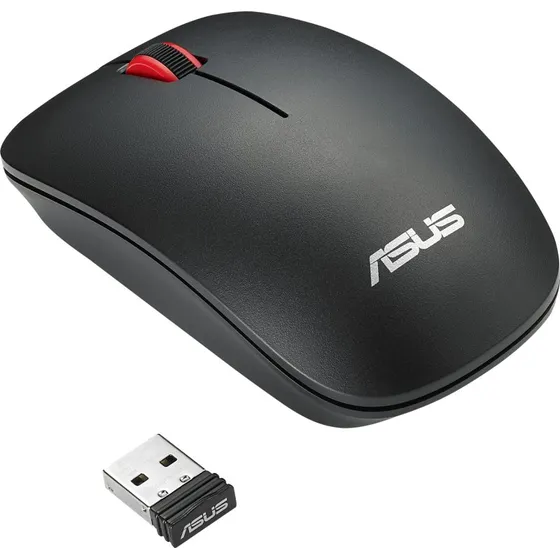 ASUS WT300 Trådløs Optisk Mus, Sort/Rød