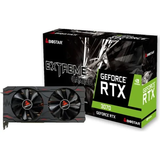 Biostar GeForce RTX 3070 8 GB GDDR6 PCIe 4.0