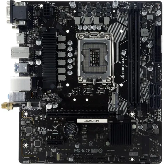 Biostar Z690MX2-E D4 Bundkort, micro ATX, LGA 1700