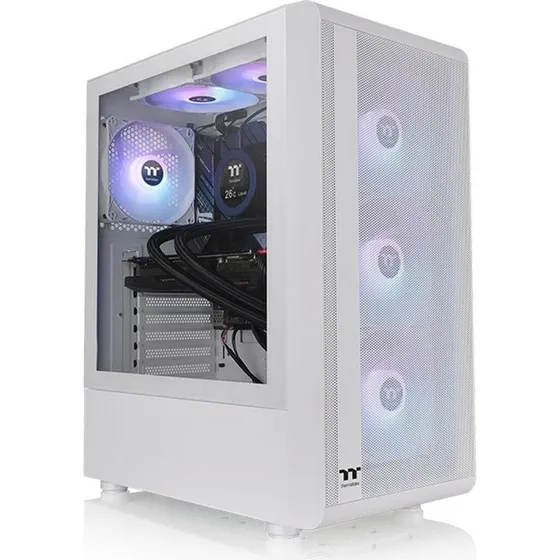 Thermaltake S200 TG ARGB Hvid ATX Semi-tårn