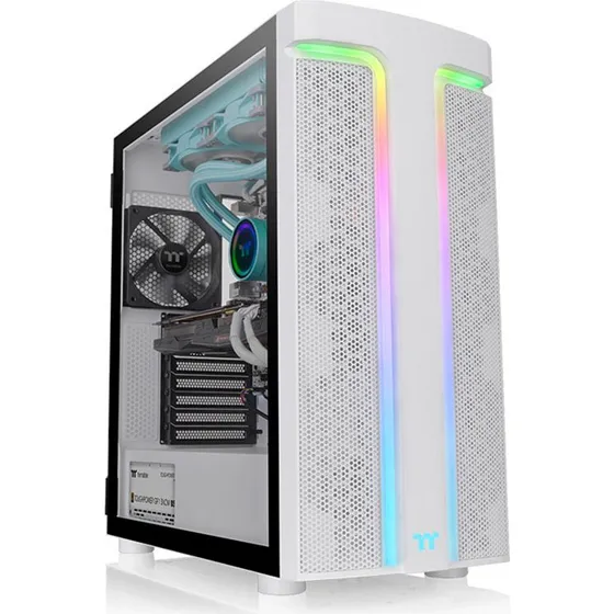 Thermaltake H590 TG Snow ARGB Hvid Mid Tower uden PS/2