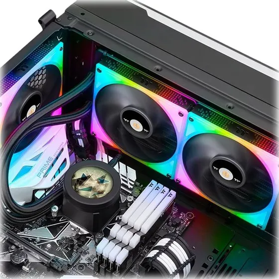 Thermaltake TOUGHLIQUID Ultra 280 RGB 140 mm Vandkøler Sort