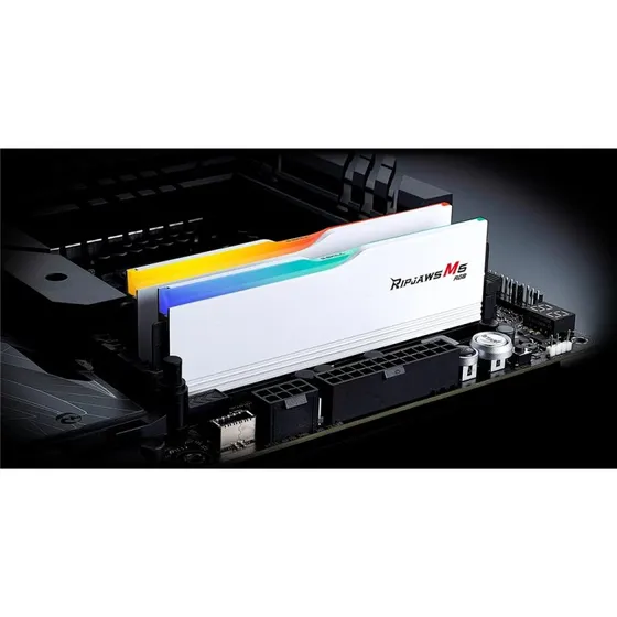 G.Skill Ripjaws M5 RGB DDR5 5600MHz 96GB Hvid ARGB