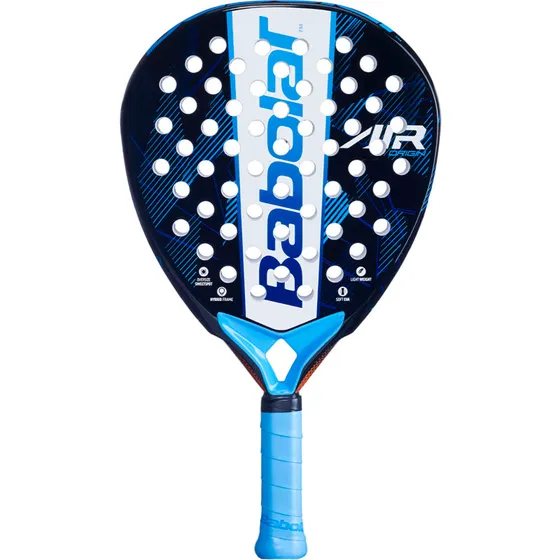 Babolat Air Origin Padelbat, Blå/Sort (Dråbe, 345 g)