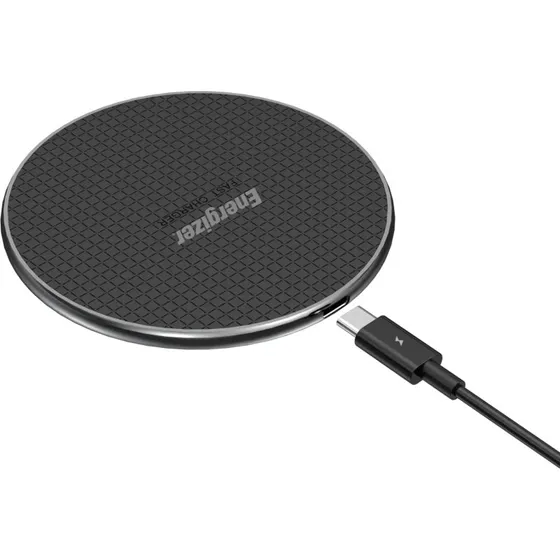 Energizer WCP107 15W Trådløs Oplader, USB-C, Sort