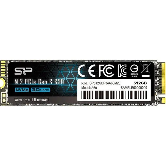 Silicon Power P34A60 NVMe SSD 512GB M.2