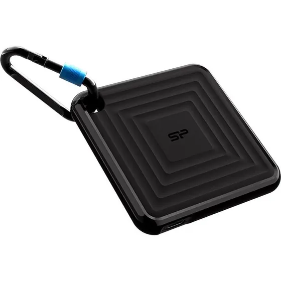 Silicon Power PC60 2TB USB 3.2 Gen 2 SSD, sort