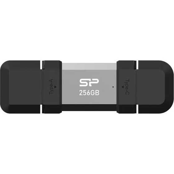 Silicon Power Mobile C51 256 GB USB-A/USB-C 3.2 Gen 1, sort/sølv