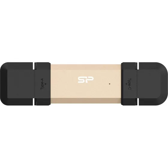 Silicon Power DS72 250 GB USB-A/C 3.2 Gen 2, guld