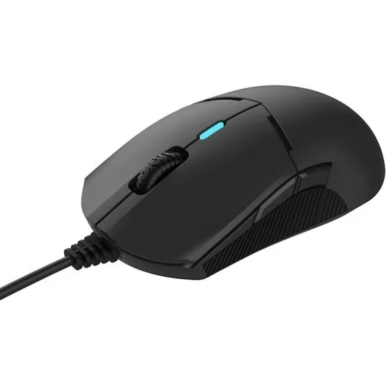 QPAD DX700 Gaming-mus, 16.000 DPI, RGB, ambidextrøs, sort