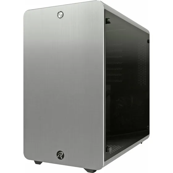Raijintek Thetis Midi Tower - Sølv, ATX/MicroATX/Mini-ITX