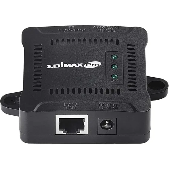 Edimax GP-101ST PoE Splitter, 12V/9V/5V, Sort