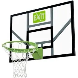 EXIT Galaxy basketballbagplade med dunkkurv, grøn/sort