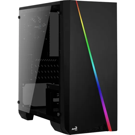AeroCool Cylon Mini Minitower, Sort, Micro-ATX, Ingen PS