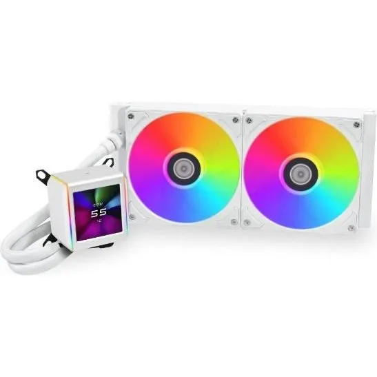 Lian Li GA II LCD 240 mm Hvid Vandkøler