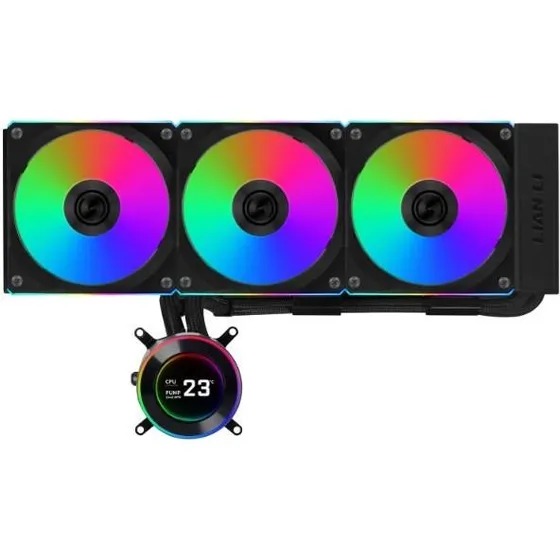 Lian Li Hydroshift II LCD-C 360CL Sort, 360mm CPU Vandkøling