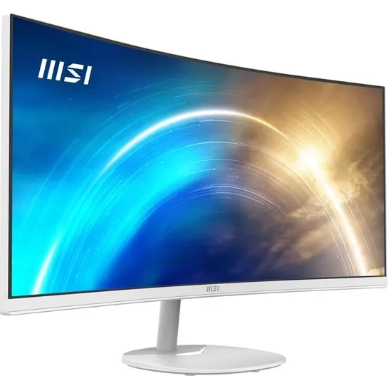 MSI Pro MP341CQW 34" UltraWide Hvid Skærm
