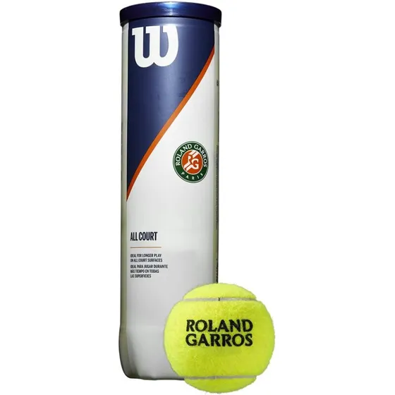 Wilson Roland Garros All Court tennisbolde, 4 stk
