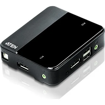 ATEN CS782DP KVM-switch med DisplayPort og 3,5 mm