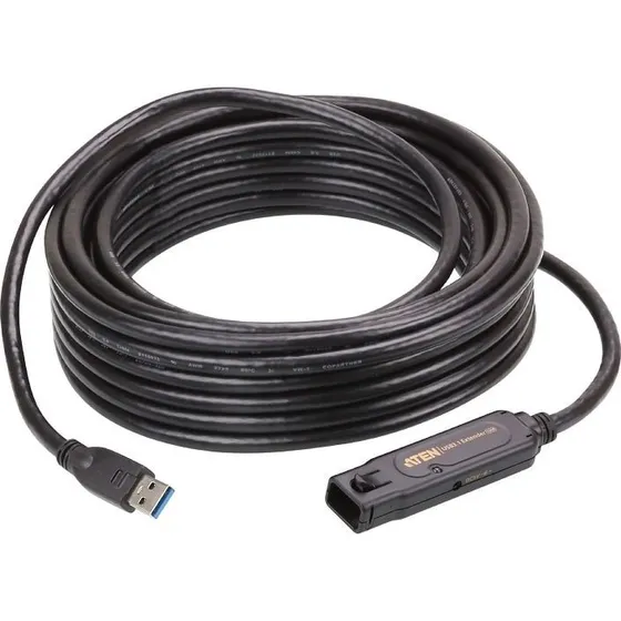 Aten UE3310 USB 3.1 Gen1 10 m Forlængerkabel, Sort