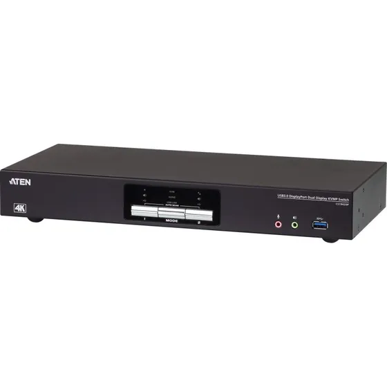 ATEN CS1942DP KVM/USB/Audio Switch, 2-brugere, desktop