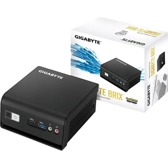 Gigabyte BRIX GB-BLPD-5005R Pentium Silver J5005 Barebone, Ultra Kompakt