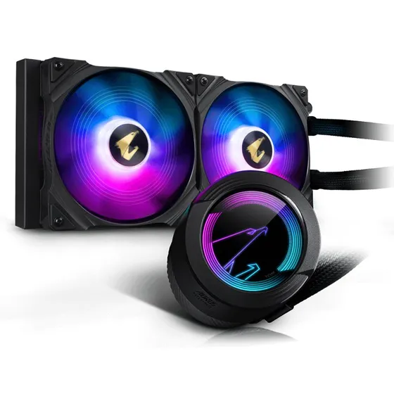 Gigabyte AORUS WATERFORCE 280 280 mm Vandkøling, Sort