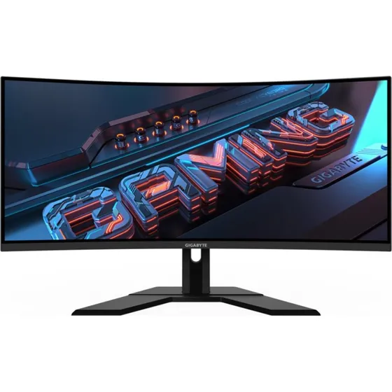GIGABYTE G34WQCP 34" UltraWide PC-skærm, 3440x1440, Sort