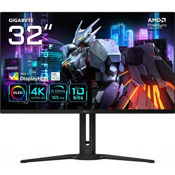 Gigabyte Aorus FO32U 32" 4K OLED 165 Hz Gaming Skærm