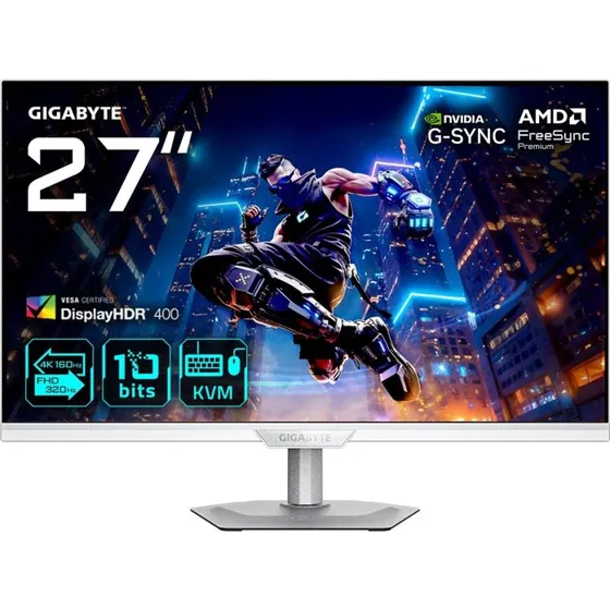 Gigabyte M27UP ICE 27" 4K 160 Hz Gaming-skærm