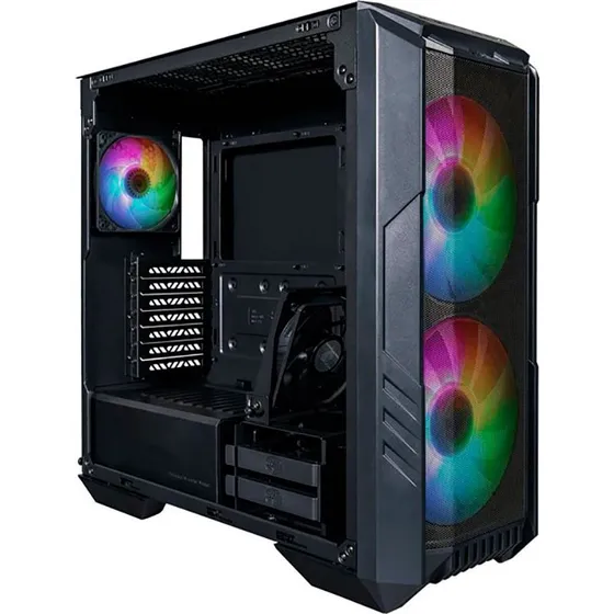 Cooler Master HAF 500 Miditower, Sort med Hærdet Glas