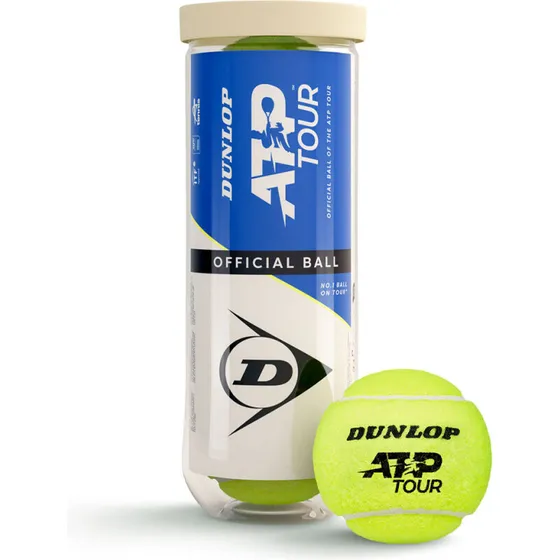Dunlop ATP Tour - dåse med 3 bolde