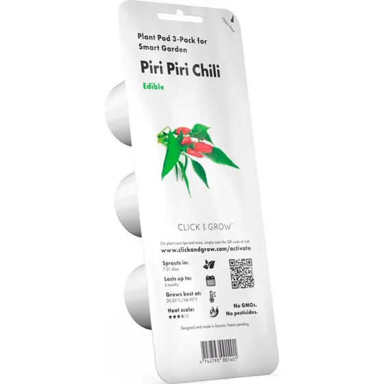 Click & Grow Piri Piri Chili 3-pakke Genopfyldning