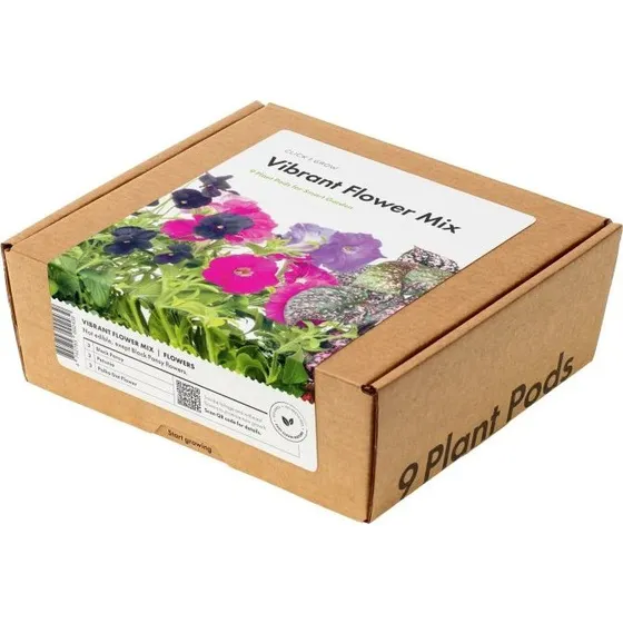 Click & Grow Smart Garden Vibrant Flower Mix 9 Pak