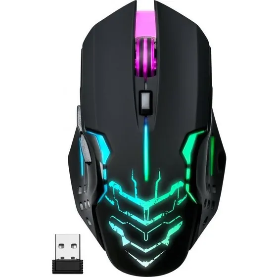 Defender GM-511 Katana Trådløs Gaming Mus, 3200 DPI, RGB, Sort