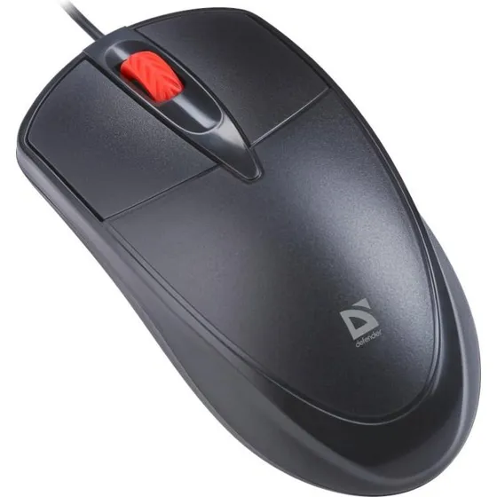 Defender ICON MB-057 Kablet Optisk Mus, 1000 dpi, Sort, Stille Klik