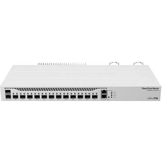 MikroTik CCR2004-1G-12S+2XS 10/25GbE Router, hvid, rackmount