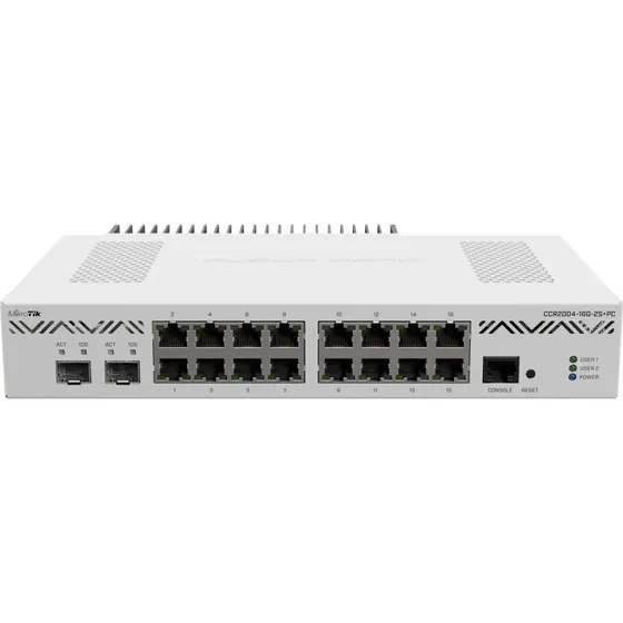 MikroTik CCR2004-16G-2S+PC Cloud Core Router 16-port 10GbE