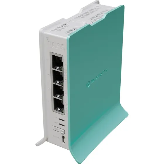 MikroTik hAP ax lite Trådløs Router 2,4 GHz, Grøn/Hvid