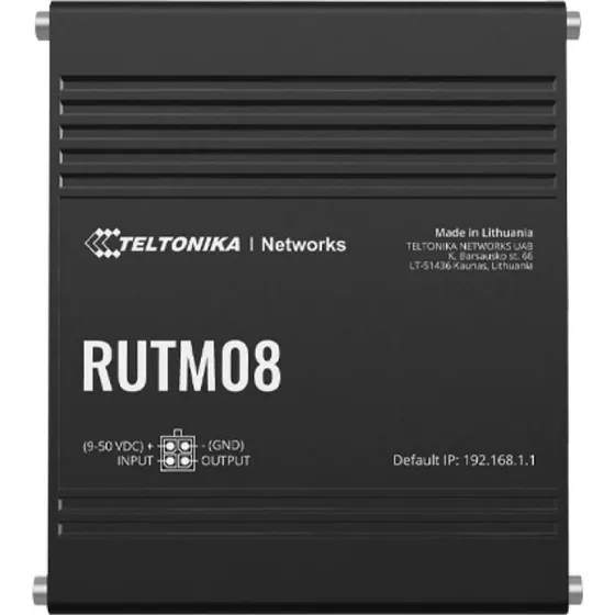 Teltonika RUTM08 3-port switch router, 1GbE, DIN-montage