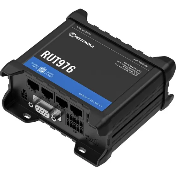 Teltonika RUT976 4G/5G industriel router med dual-SIM og GPS