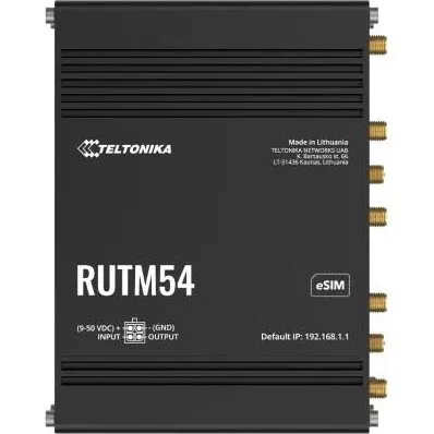 Teltonika RUTM54 5G Dual-Band Gigabit WiFi - Sort
