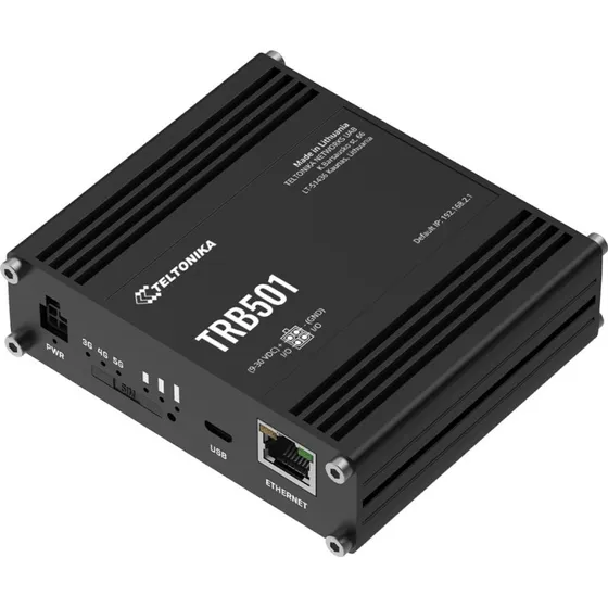 Teltonika TRB501 5G/LTE Gateway 2,5GbE + 1GbE, desktop/væg/DIN-skinnemonterbar