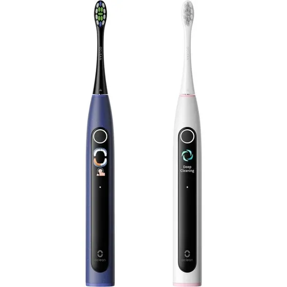 Oclean X Lite S Duo Elektrisk Tandbørste Sæt Mørkeblå/Grå