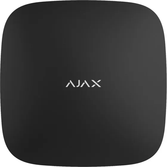 Ajax Hub 2 Plus - Alarmkontrolpanel med fotobevis, sort