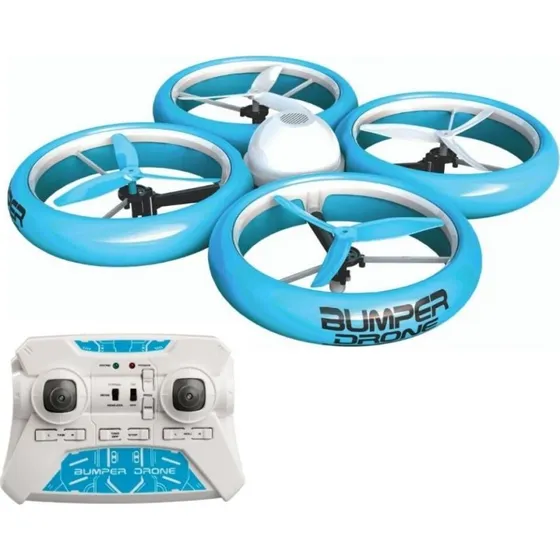 Silverlit Bumper Drone - Blå, 2.4GHz, fra 8 år