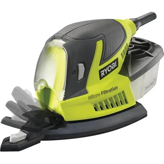 Ryobi RPS80-G Deltasliber 80 W med Dust Tech Micro Filter